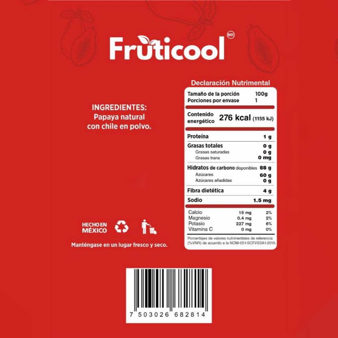 Papaya Deshidratada Con Chile